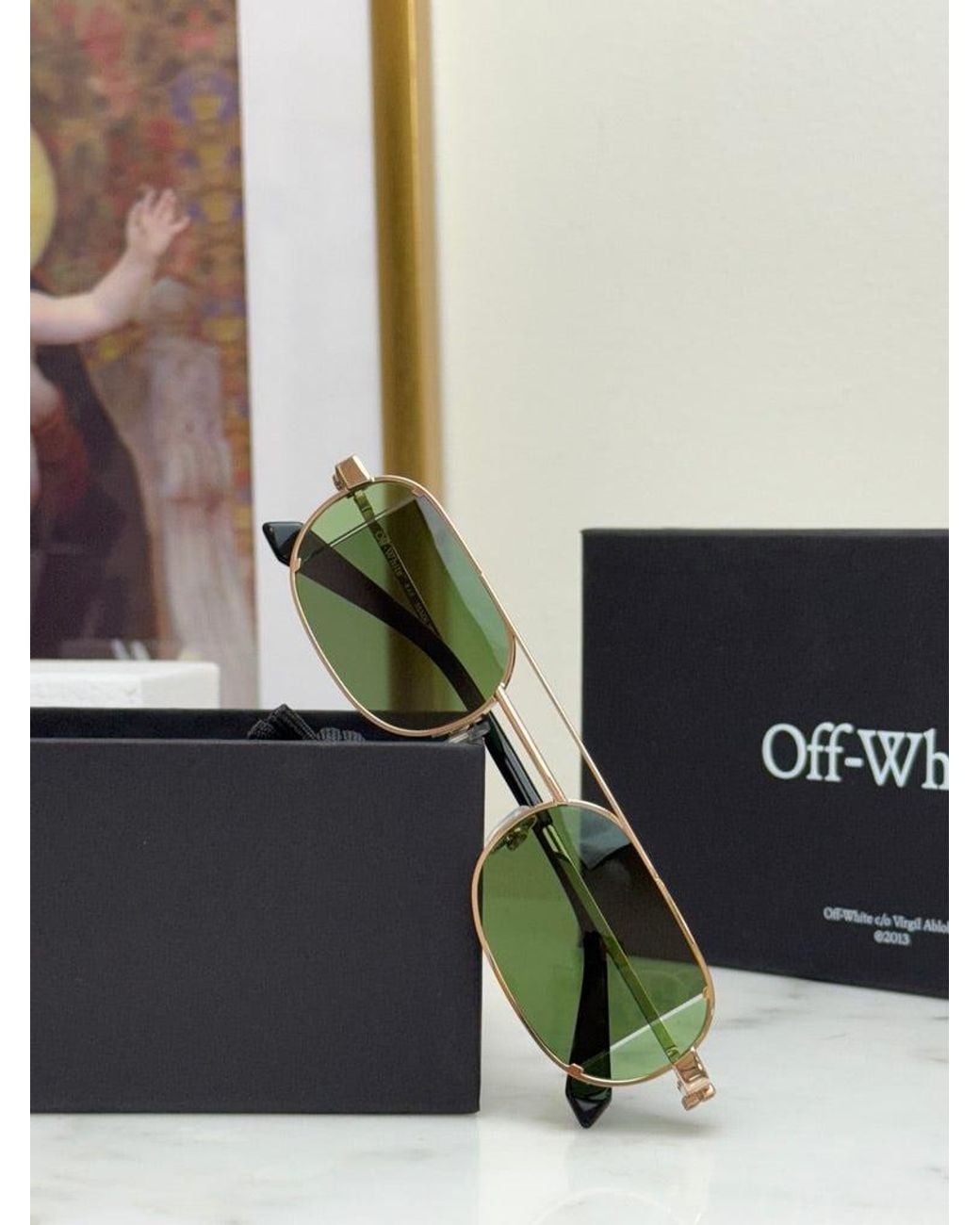 Off-White c/o Virgil Abloh Black Lynn Sunglasses