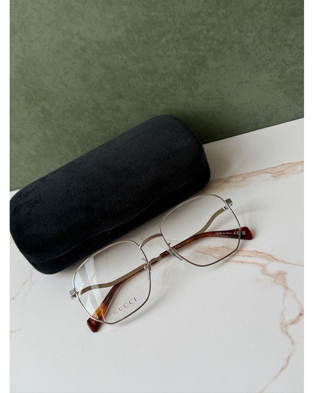 Gucci Black Gg0973O Metal Eyeglasses Frames
