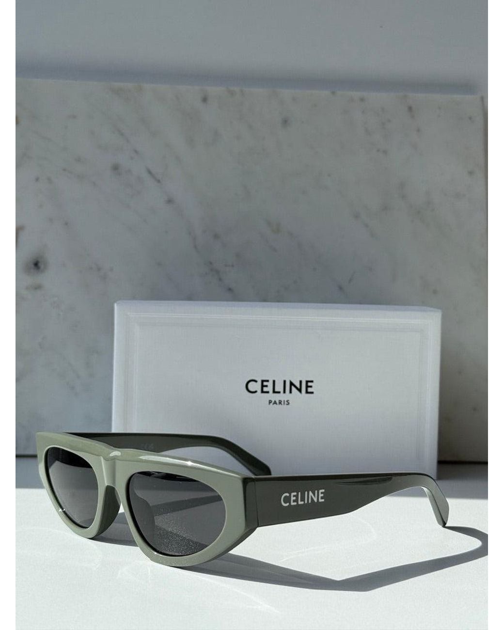 Céline Black Cl40315U Logo Sunglasses