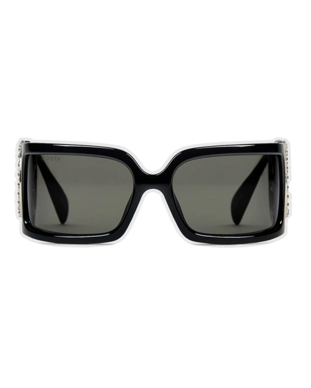 Gucci Gg1899S Limited Edition Crystal Mask Sunglasses in Black | Lyst