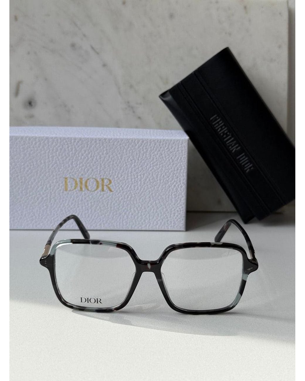 Dior Black Mini Cd O S2F Square Frames