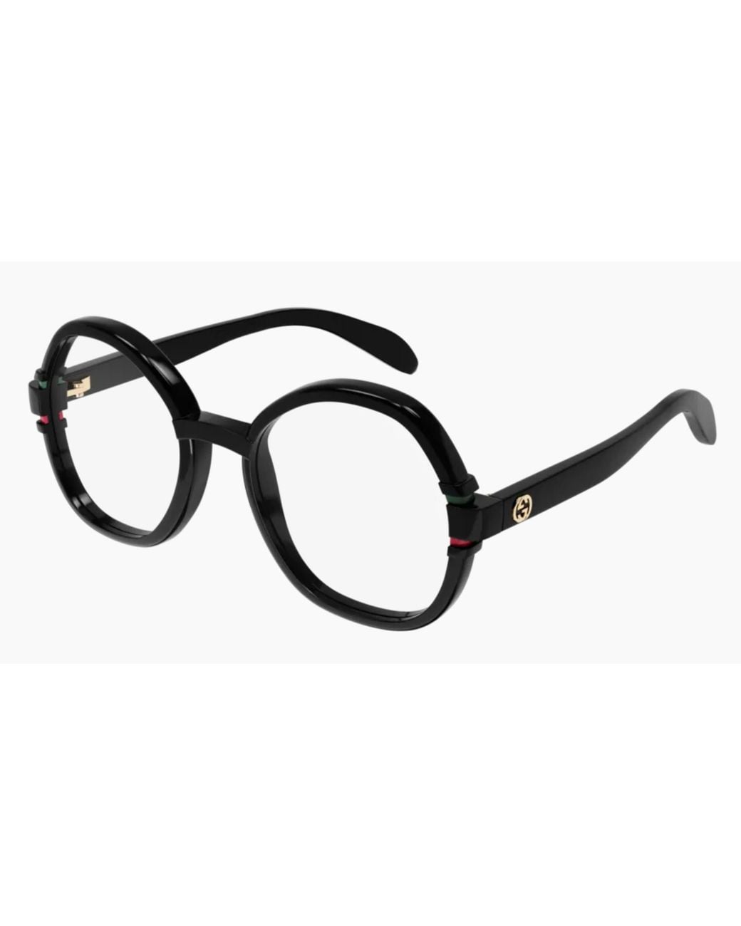Gucci Black Gg1069O Round Eyeglasses Frames