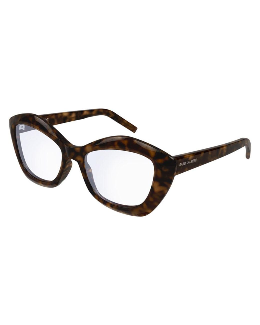 Saint Laurent Black Sl68 Opt Cat Eye Frames