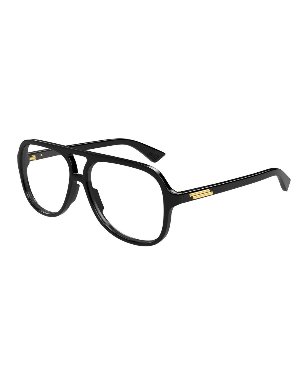 Bottega Veneta Black Bv1417O Pilot Frames