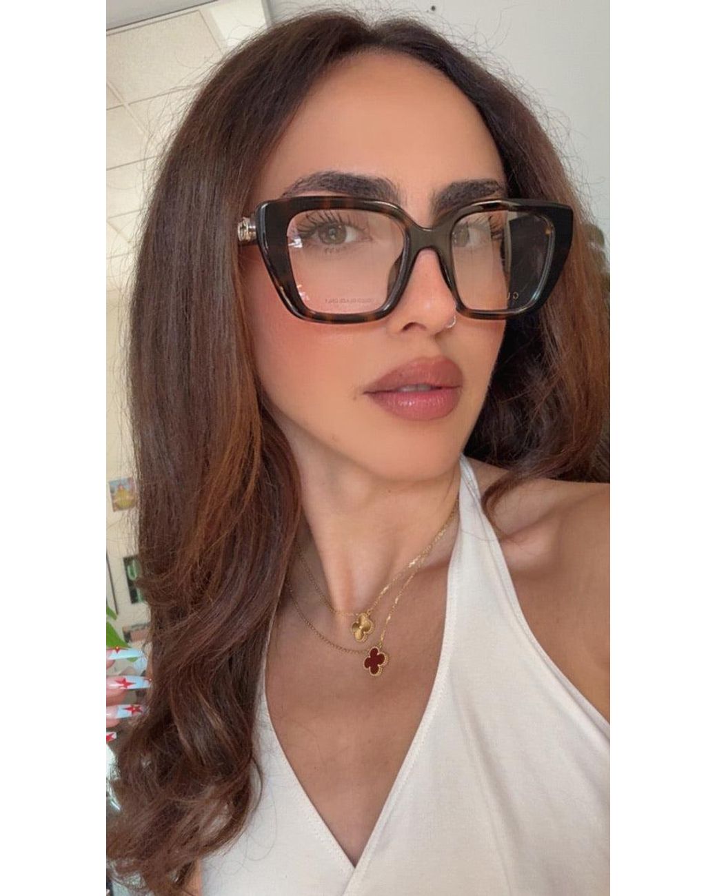Gucci Black Gg2028O Cat Eye Eyeglasses Frames