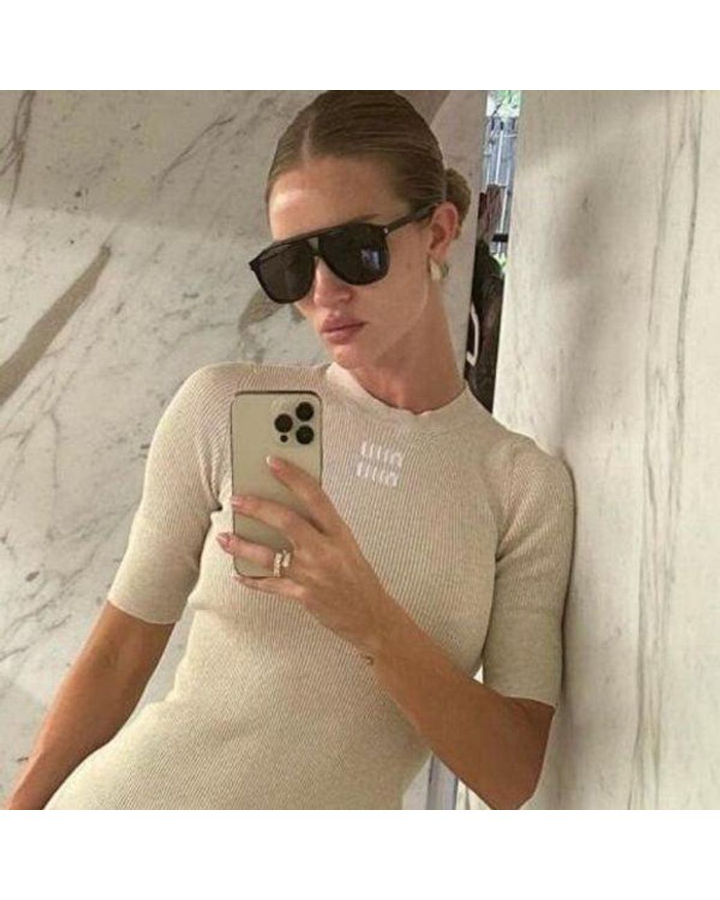 Saint Laurent Black Sl596 Dune Sunglasses
