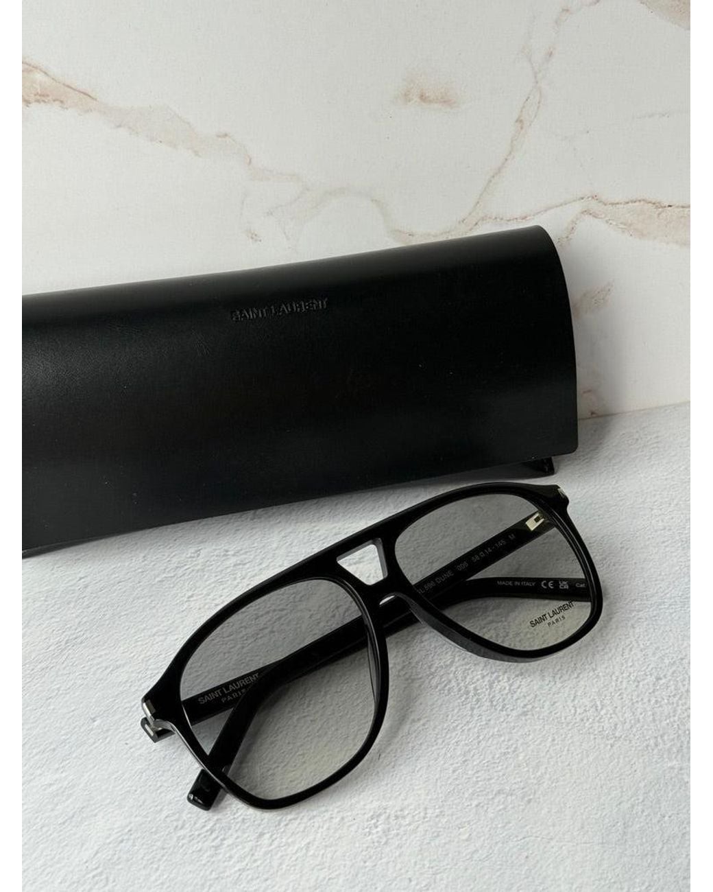 Saint Laurent Black Sl596 Dune Sunglasses