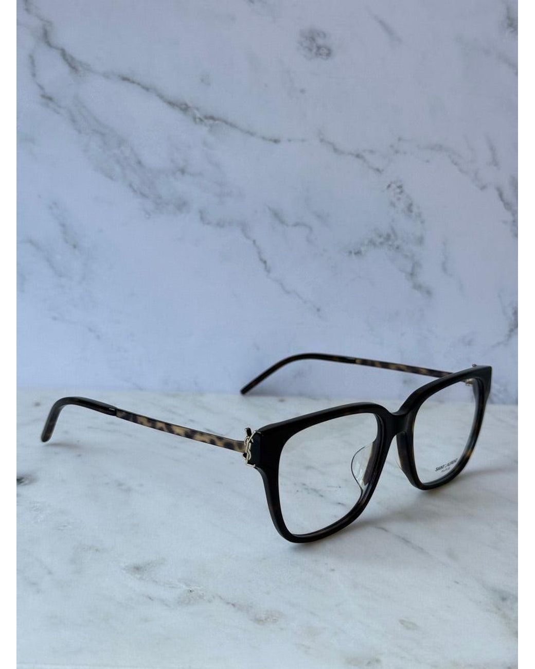 Saint Laurent Black Sl M48O_A/F Eyeglasses Frames