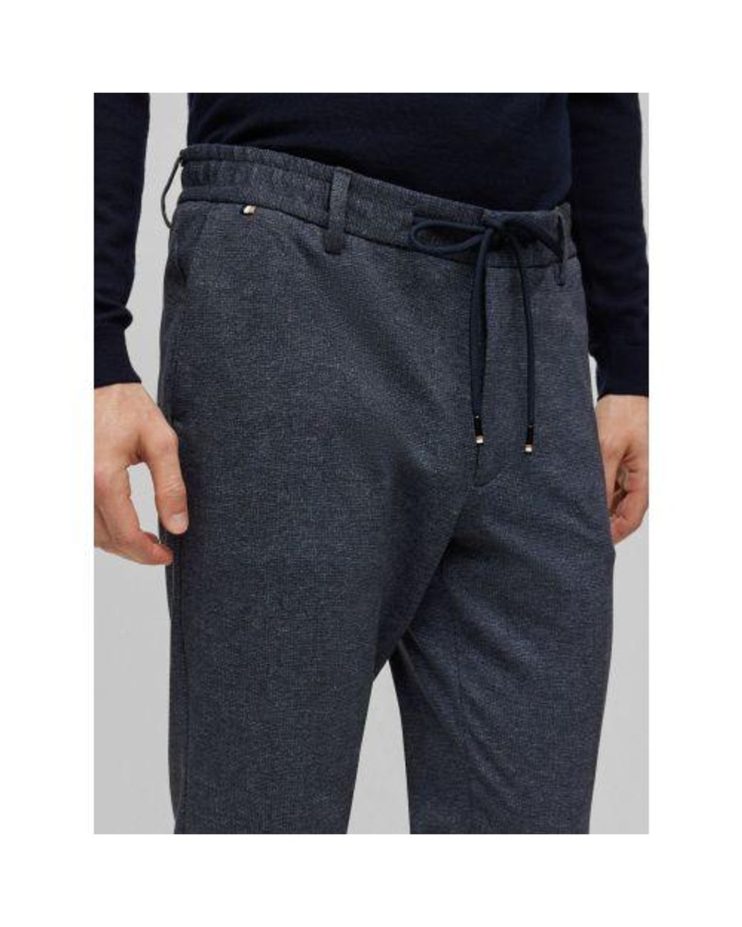 Boss Blue Dark Kane Ds Straight Leg Pant for men