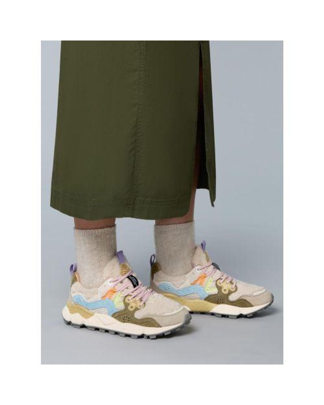 Flower Mountain Metallic Military Celeste Yamano 3 Trainer