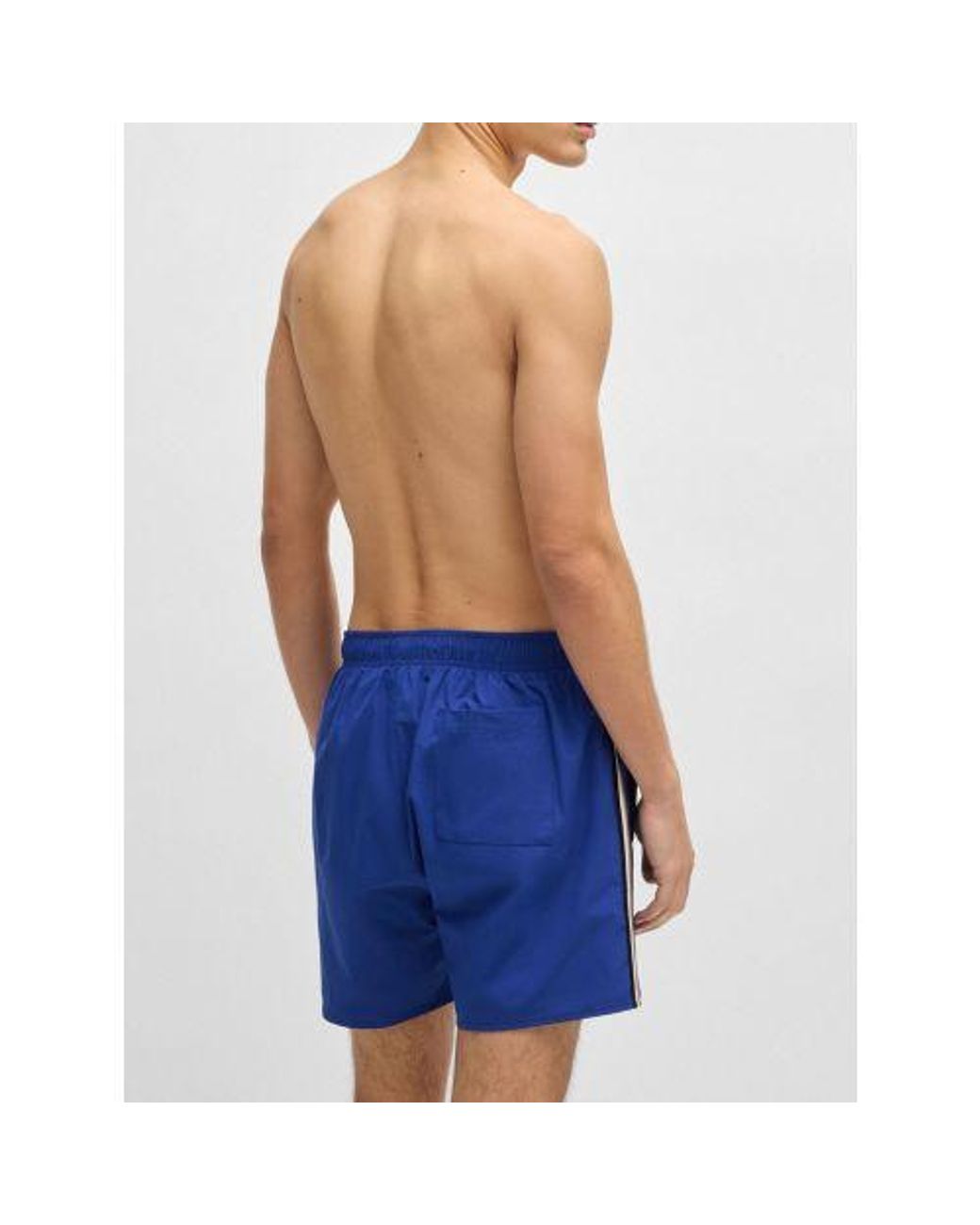 Boss Blue Medium Iconic Swim Short for men