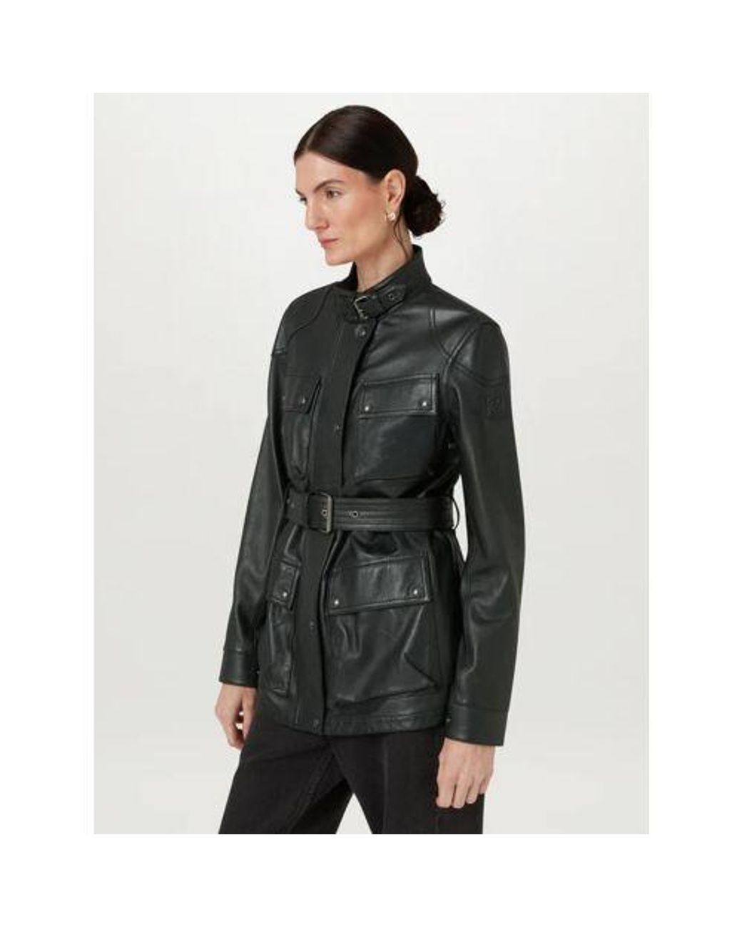 Belstaff Black Trialmaster Panther Jacket