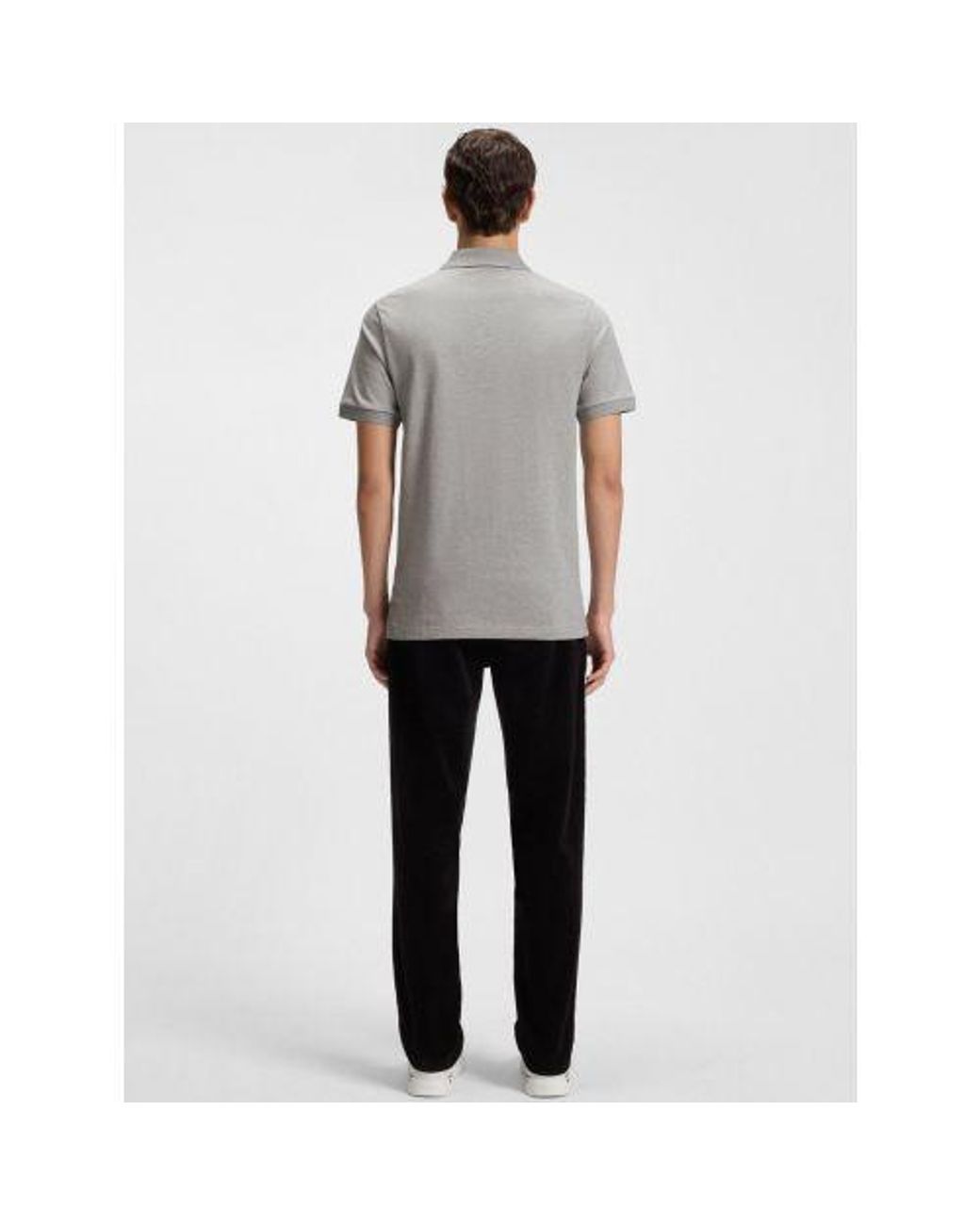Boss Gray Light Pastel Passenger Polo Shirt for men