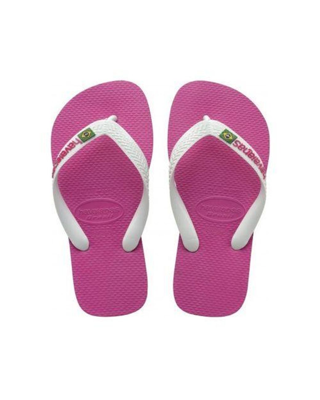 Havaianas Pink Kids Hollywood Rose Logo Flip Flop