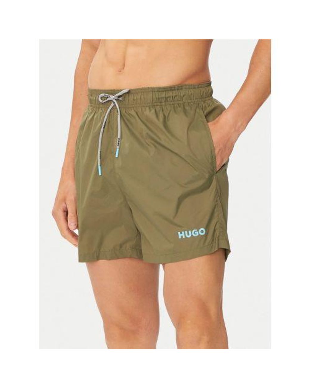 HUGO Green Open Haiti Swim Short for men