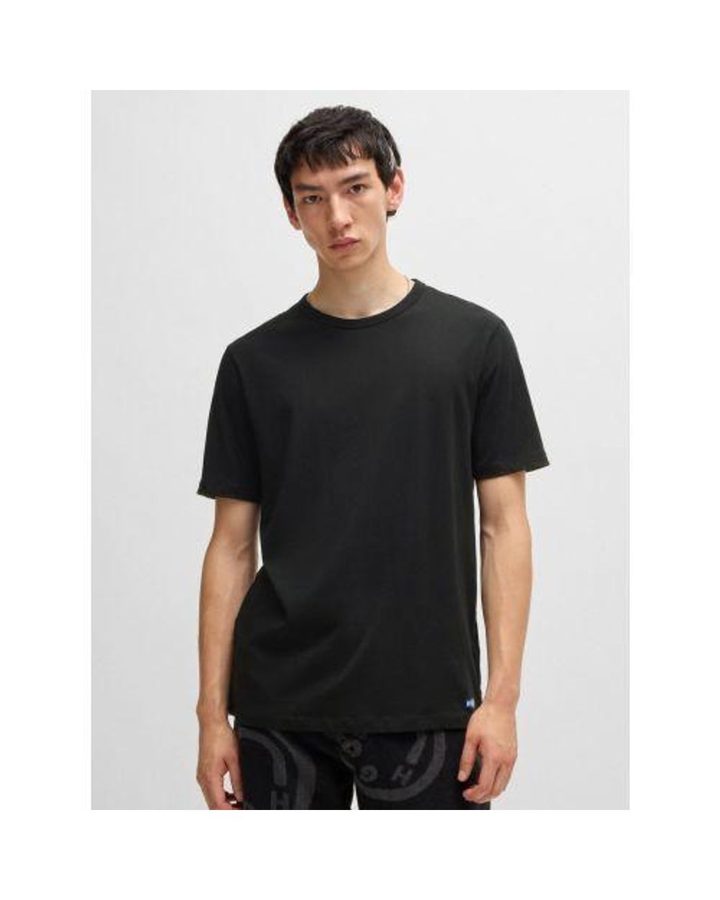 HUGO Black 3-Pack Blue3 T-Shirt for men