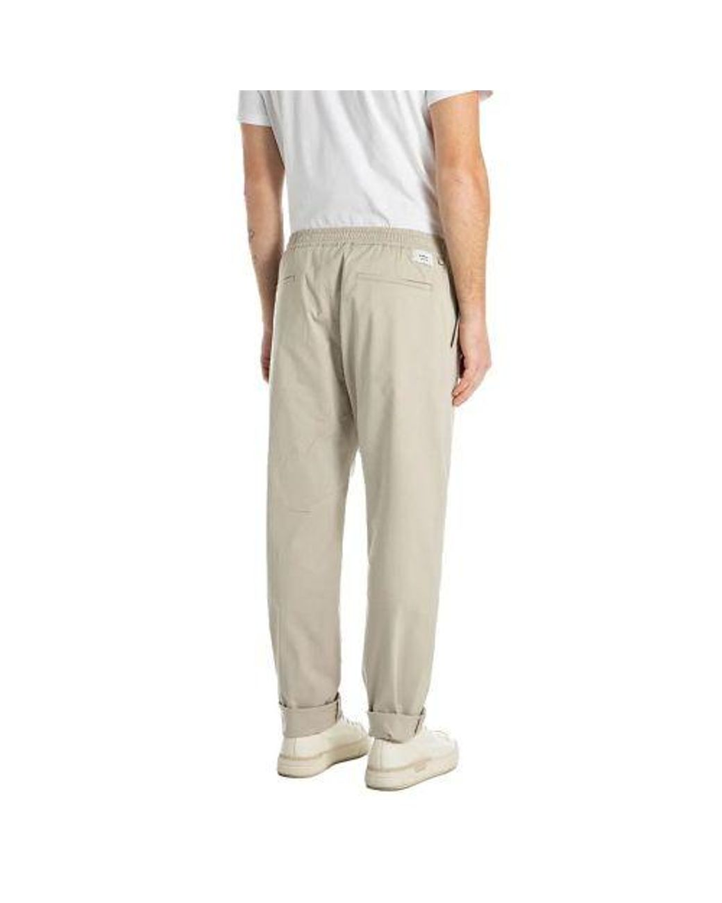 Replay Natural Khaki Adhann Chino for men