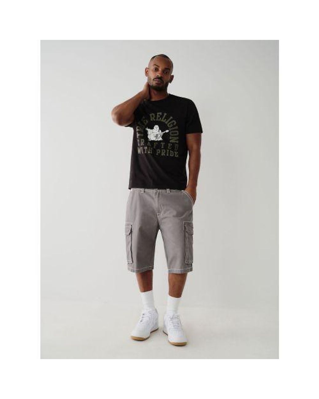 True Religion Black Jet Crafted Classic T-Shirt for men