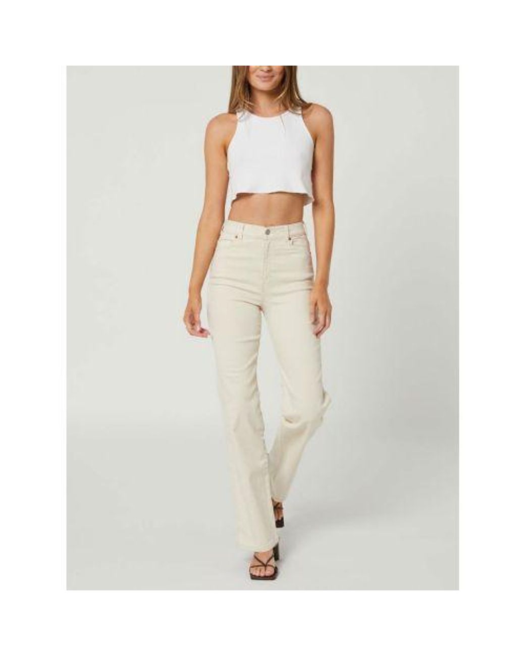 Dr. Denim Natural Loom-State Moxy Straight Jean