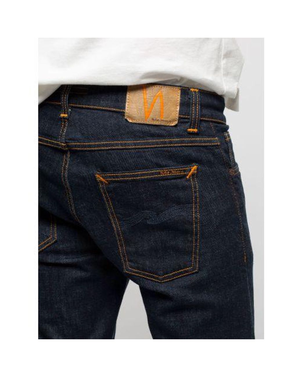 Nudie Jeans Multicolor Dark Wash Tight Terry Rinse Twill Jean for men
