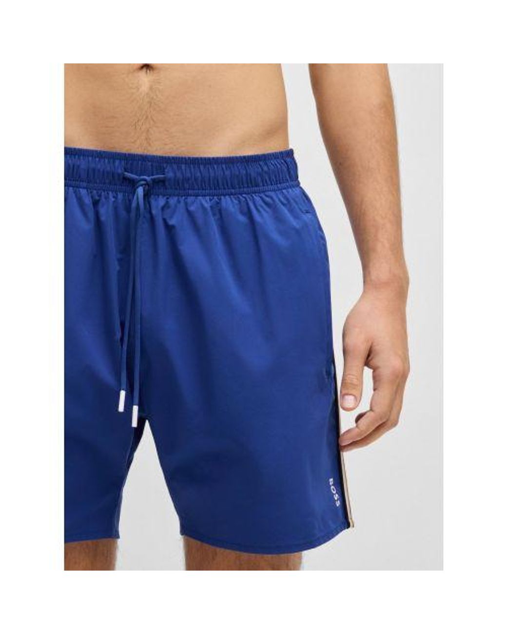 Boss Blue Medium Iconic Swim Short for men
