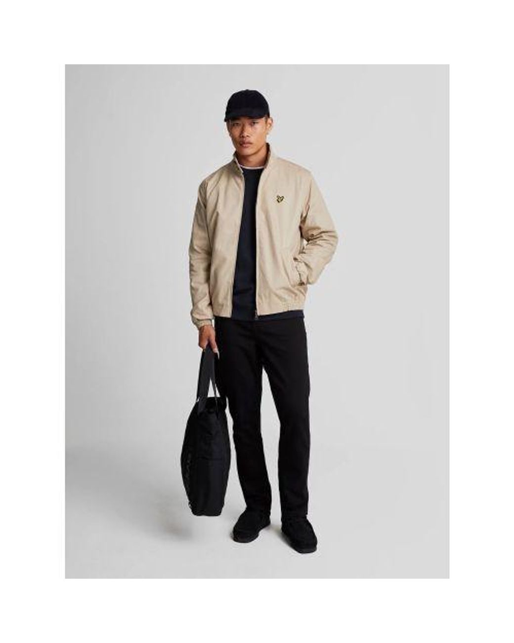 Lyle & Scott Natural Stone Harrington Jacket for men