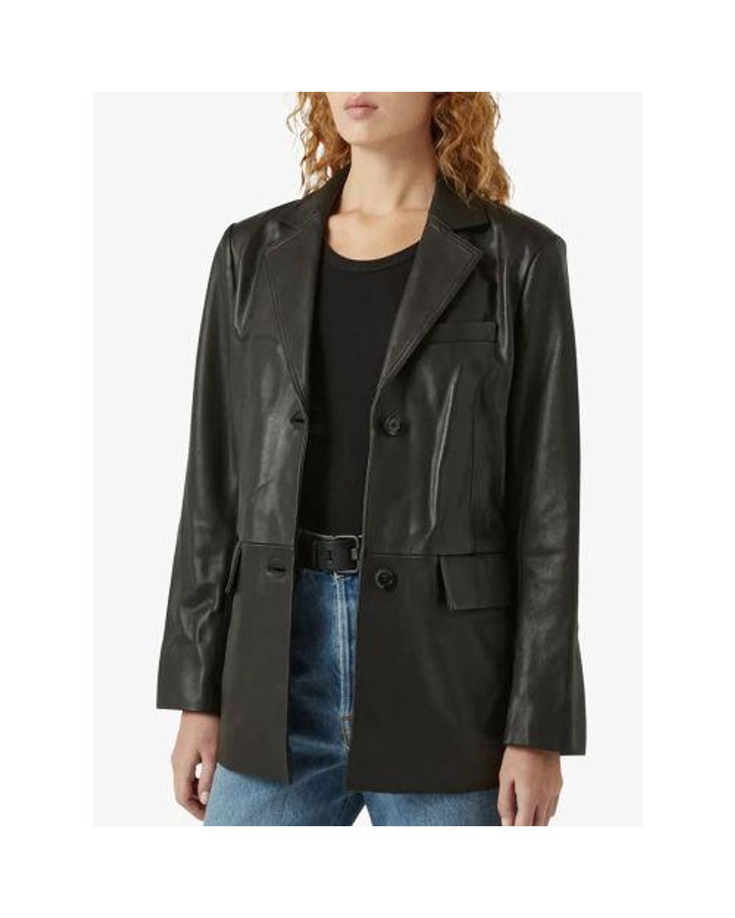 Belstaff Black Foil Blazer