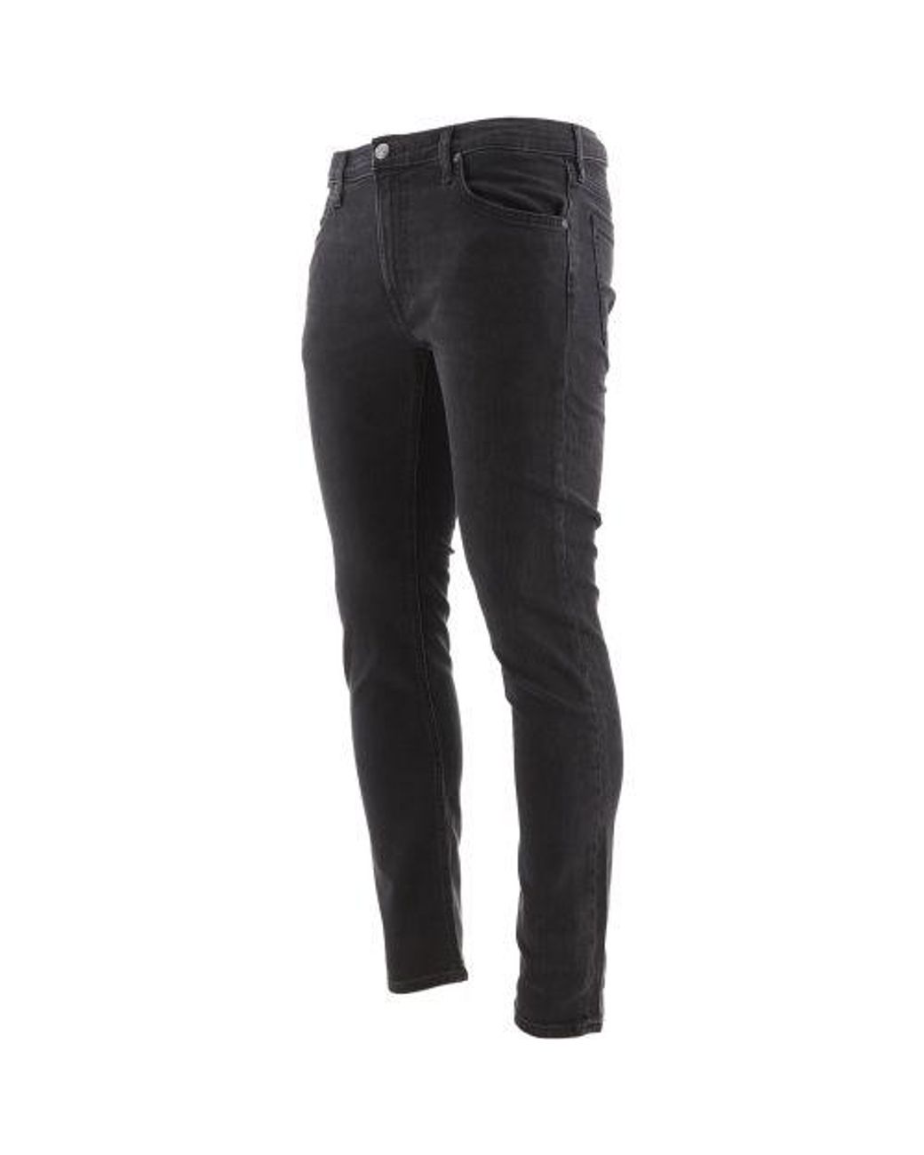 Lee Jeans Black Worn Dry Lake Luke Slim Tapered Jean for men