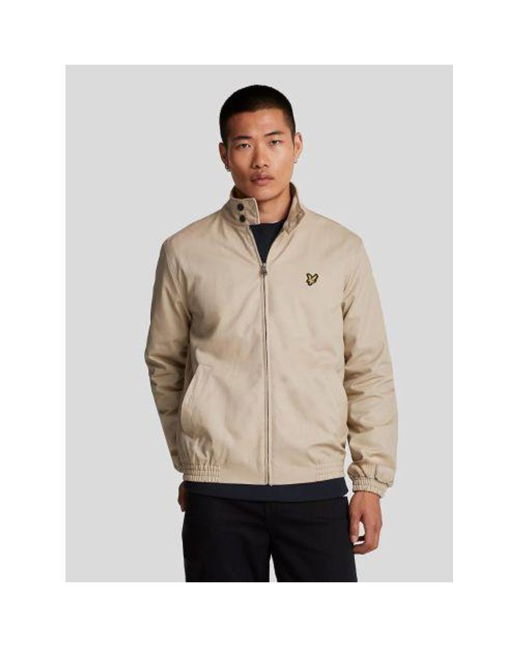 Lyle & Scott Natural Stone Harrington Jacket for men