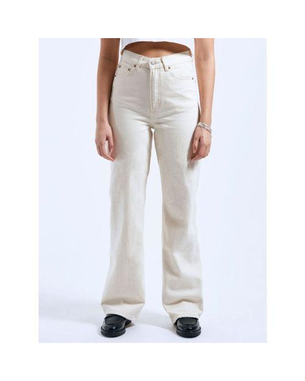 Dr. Denim White Loom-State Echo Jean