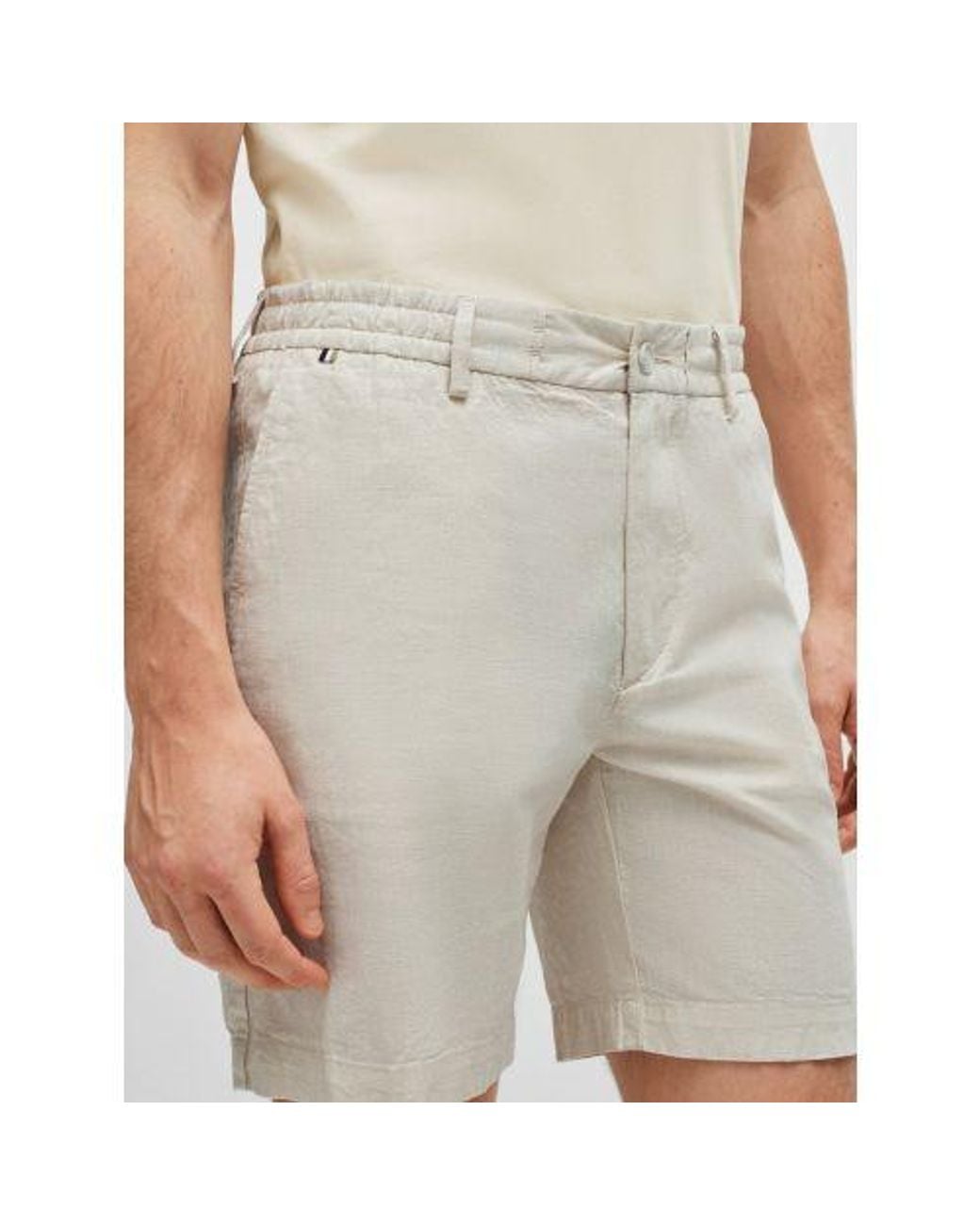 Boss White Light Kane Ds Short for men