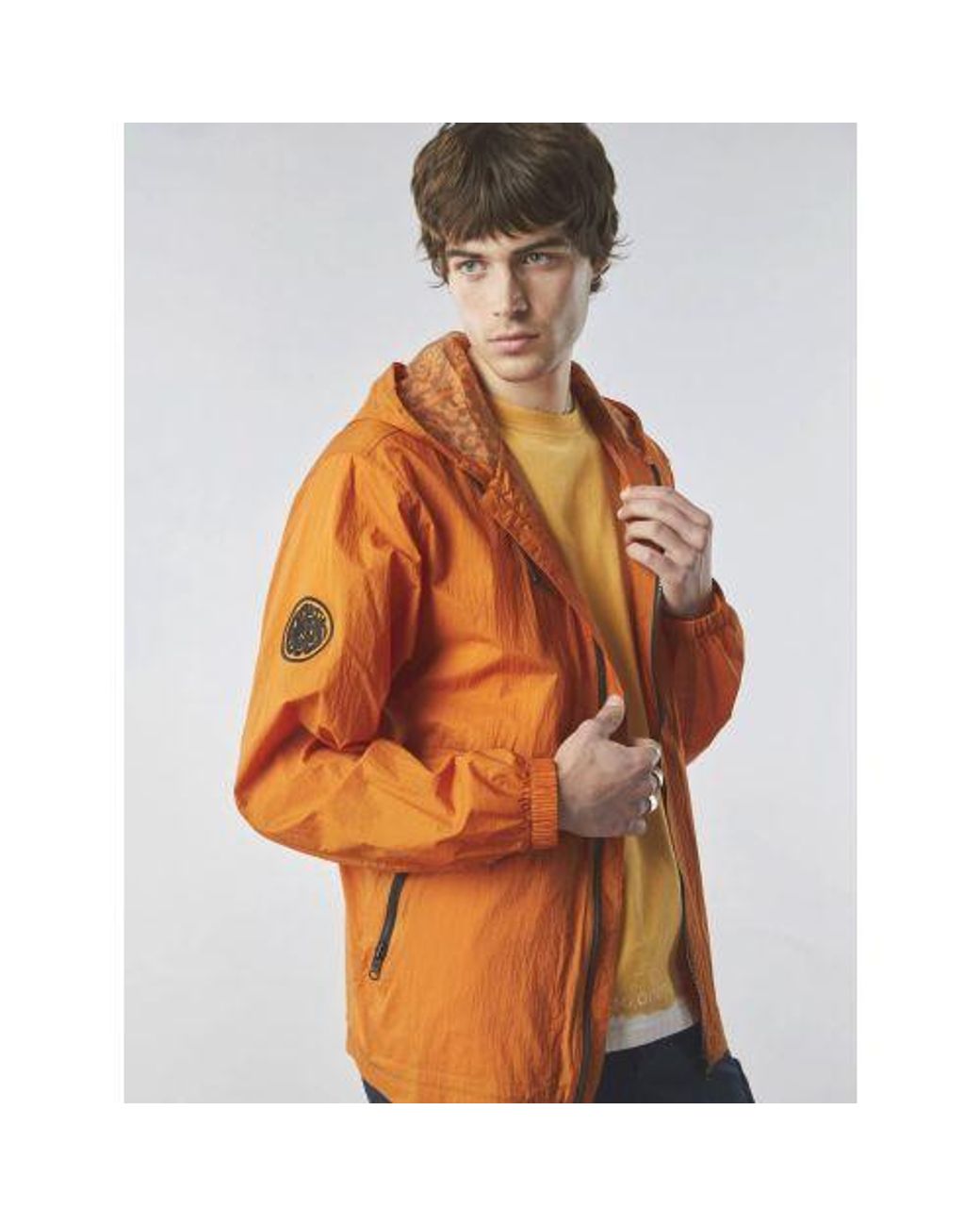 Pretty Green Pretty Anchorage Lightweight Jacket in Orange for Men Lyst UK