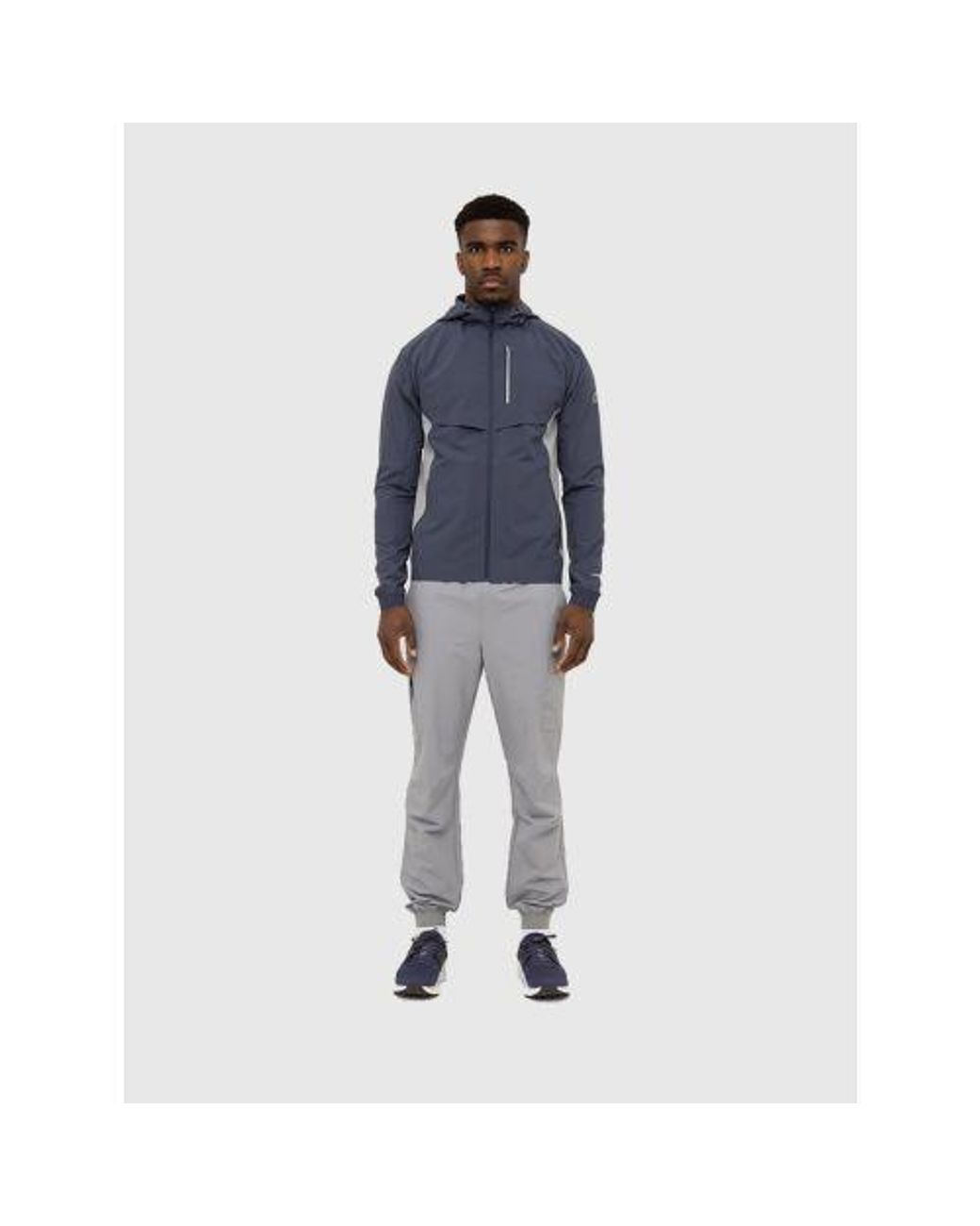 Marshall Artist Blue Slate Elevate Track Jacket for men