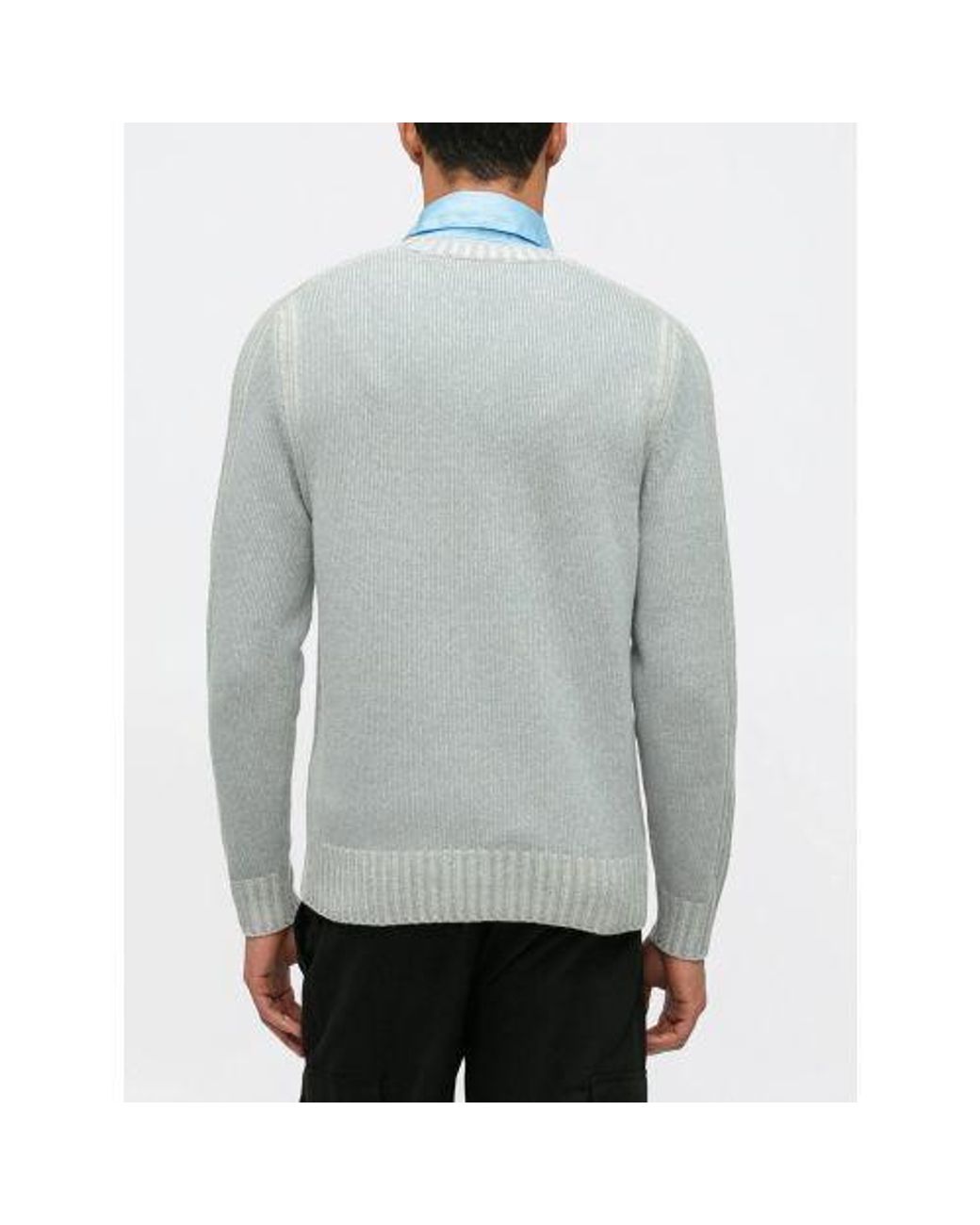 Belstaff Gray Quarry Birch Seasonal Watch Crewneck Jumper for men