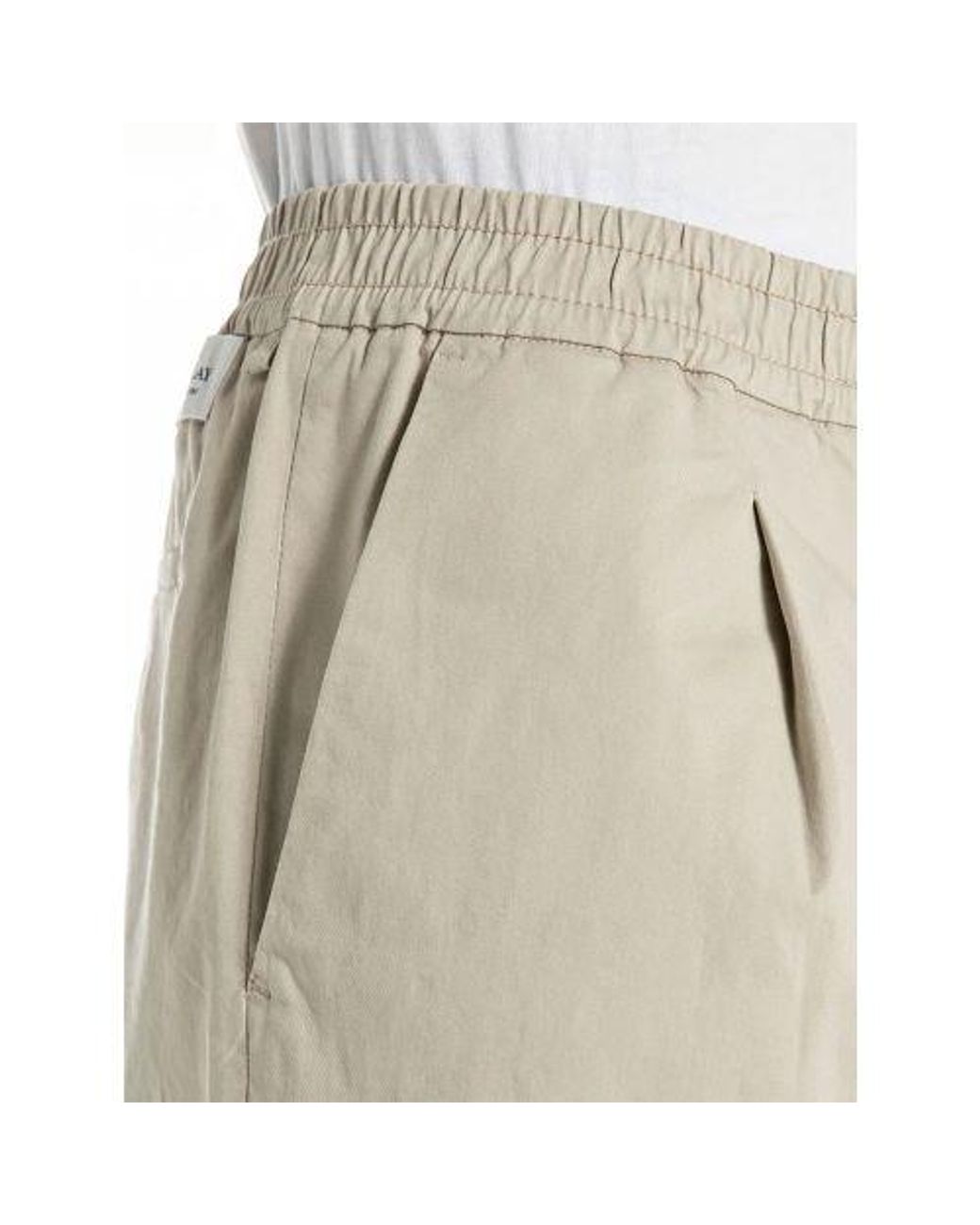 Replay Natural Khaki Adhann Chino for men