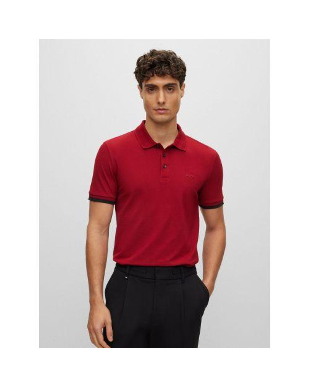 Boss Red Dark Phillipson 38 Polo Shirt for men