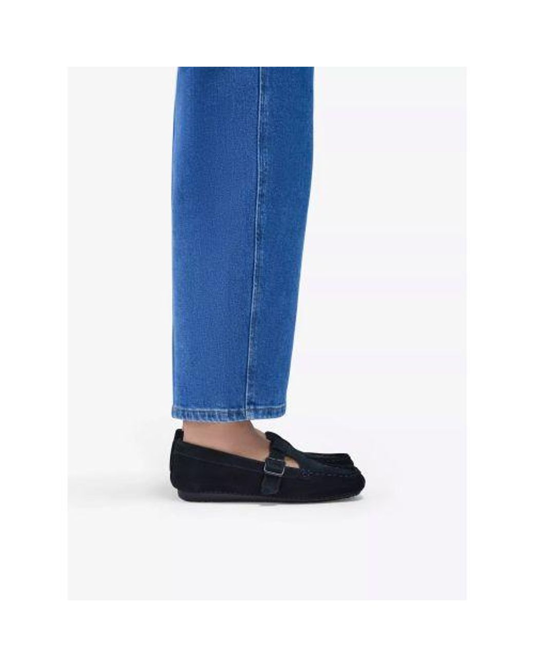 Clarks Black Freckle Tbar Shoe
