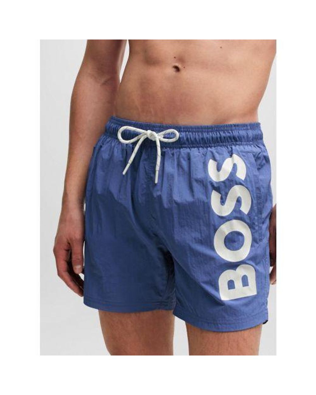 Boss Blue Open Octopus Swim Short for men