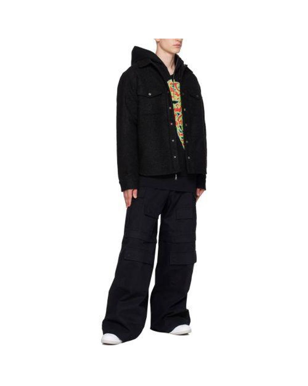 BBCICECREAM Black Outdoorsman Overshirt for men