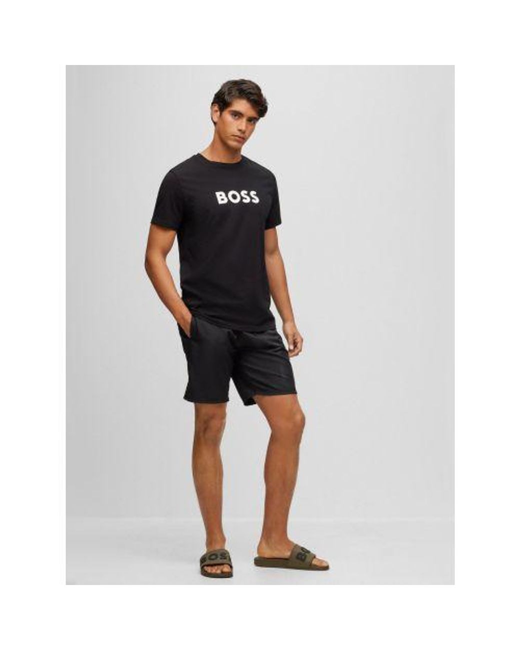 Boss Green Open Kirk Slide for men