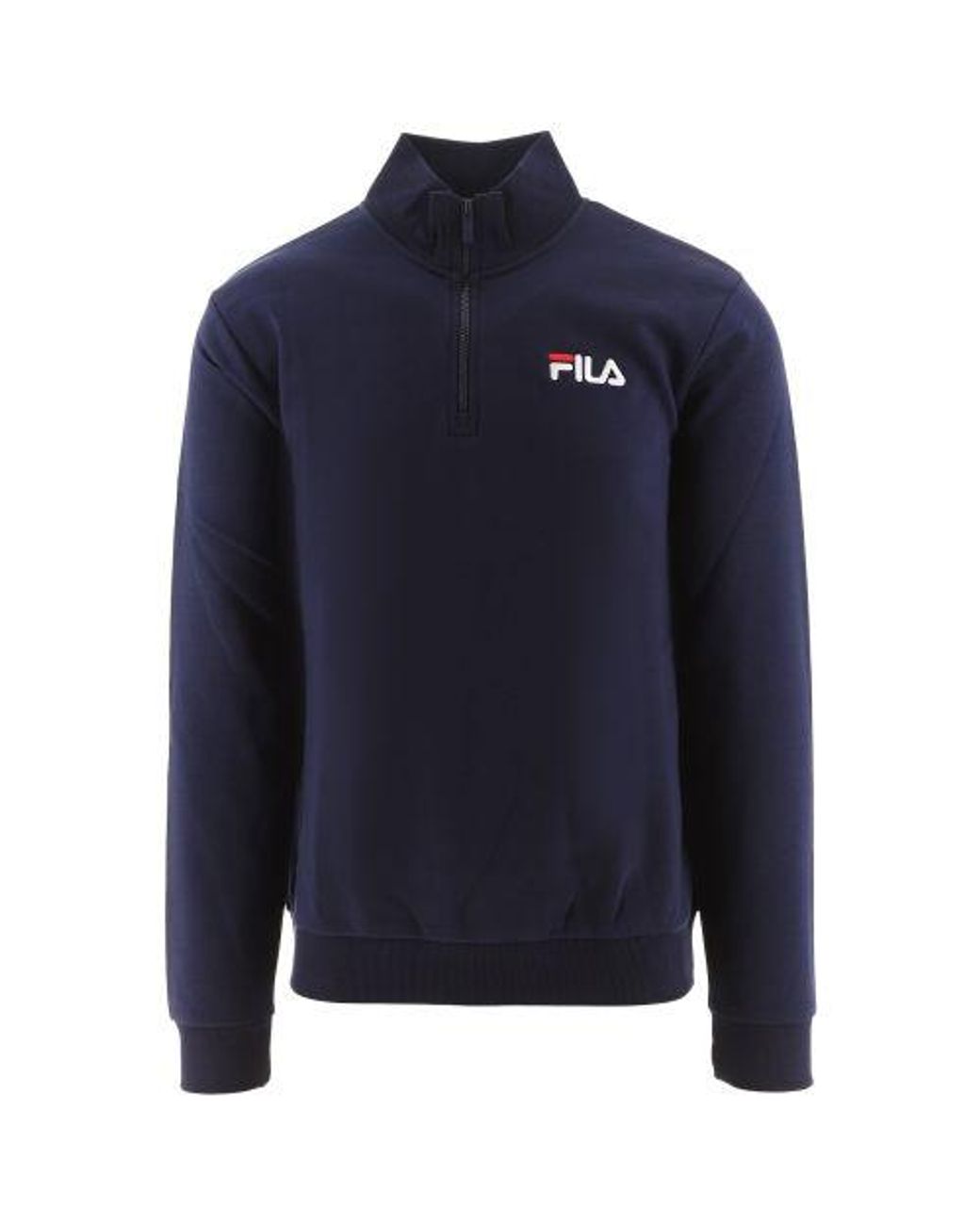 Fila Blue Adam Quarter Zip Sweatshirt for men