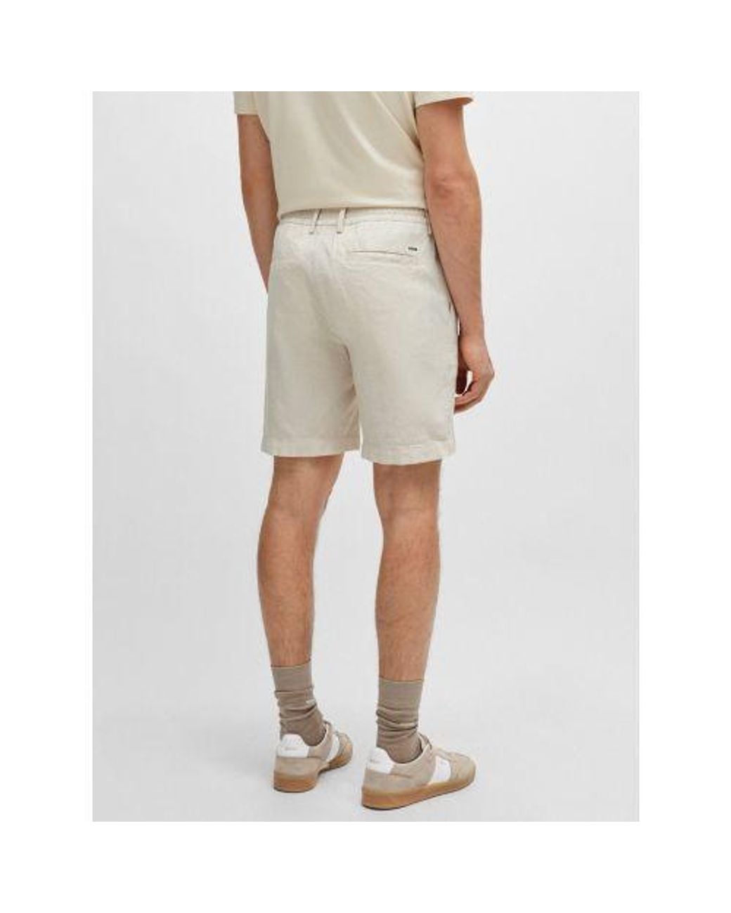 Boss White Light Kane Ds Short for men