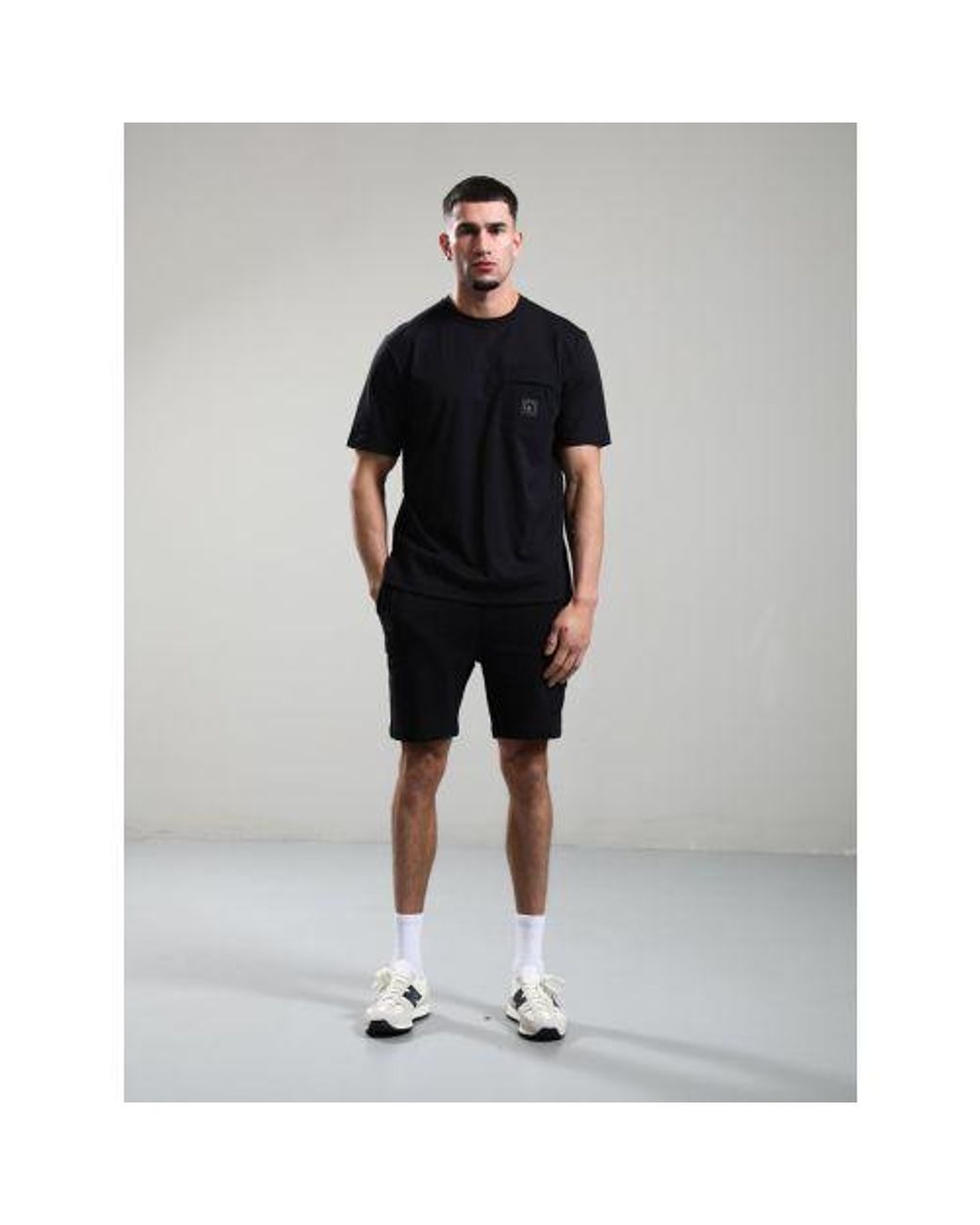 Marshall Artist Black Kyoto Pocket T-Shirt for men