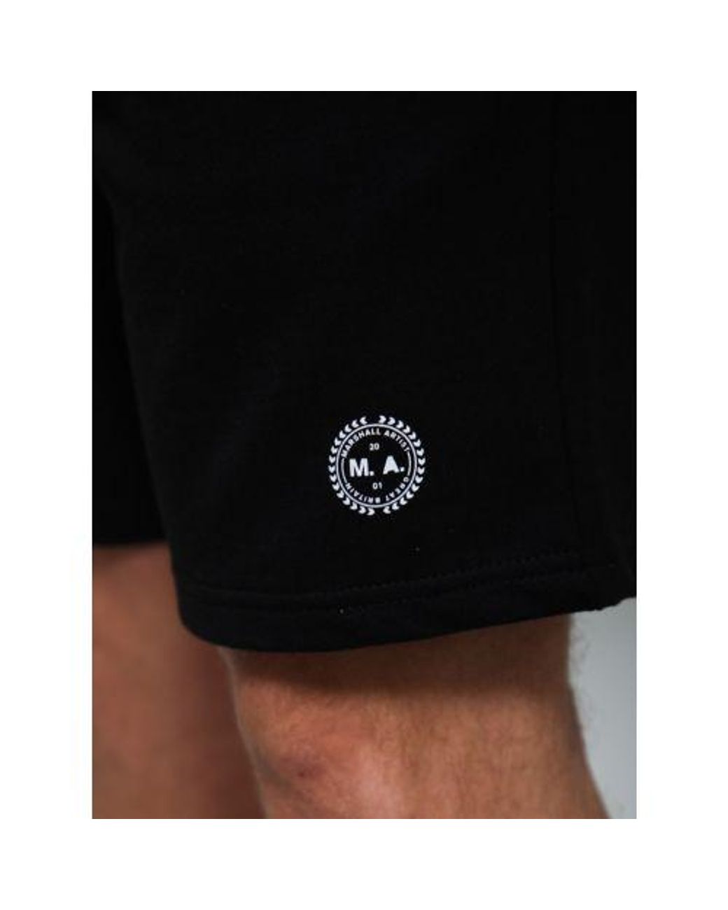 Marshall Artist Black Delta Print Logo Short for men