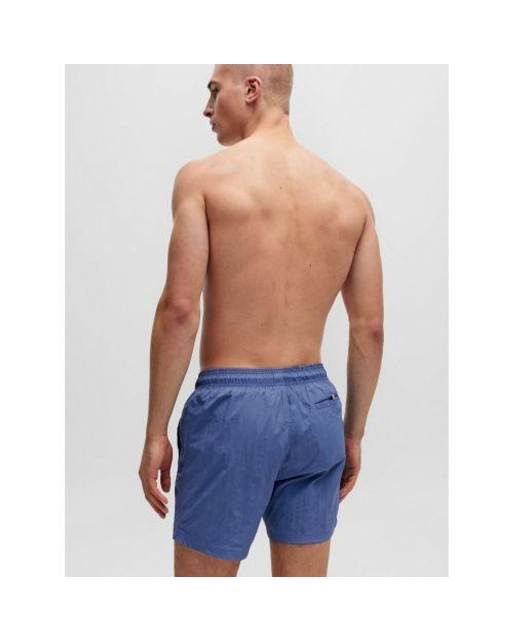 Boss Blue Open Octopus Swim Short for men