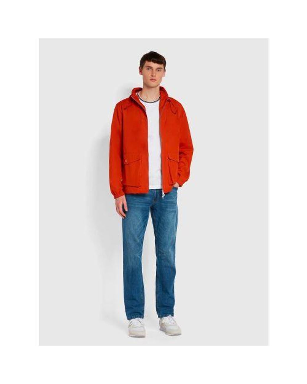 Farah White Meadows T-Shirt for men