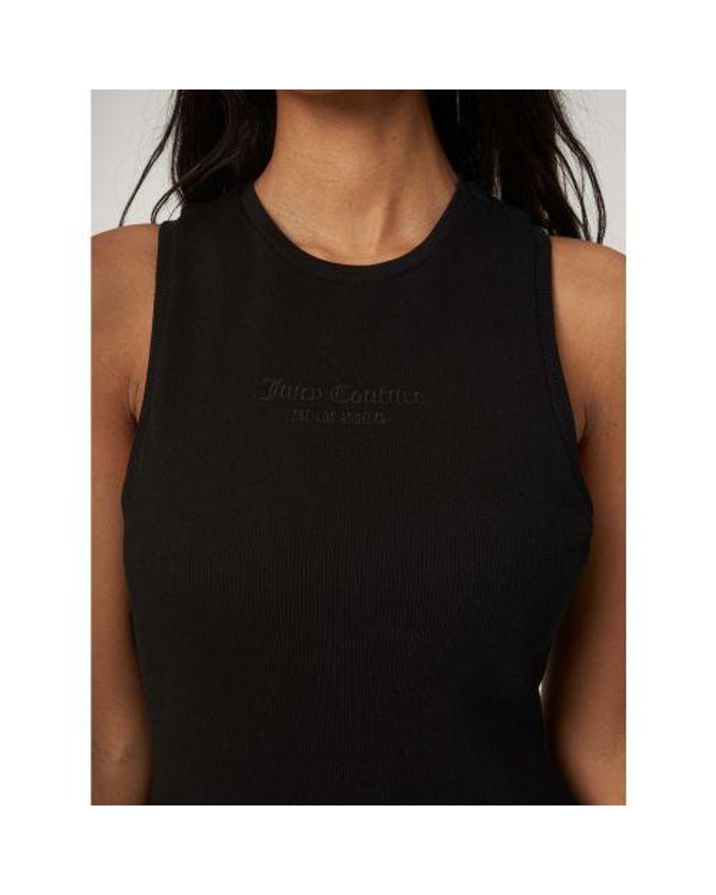 Juicy Couture Black Bentley Rib Jersey Dress