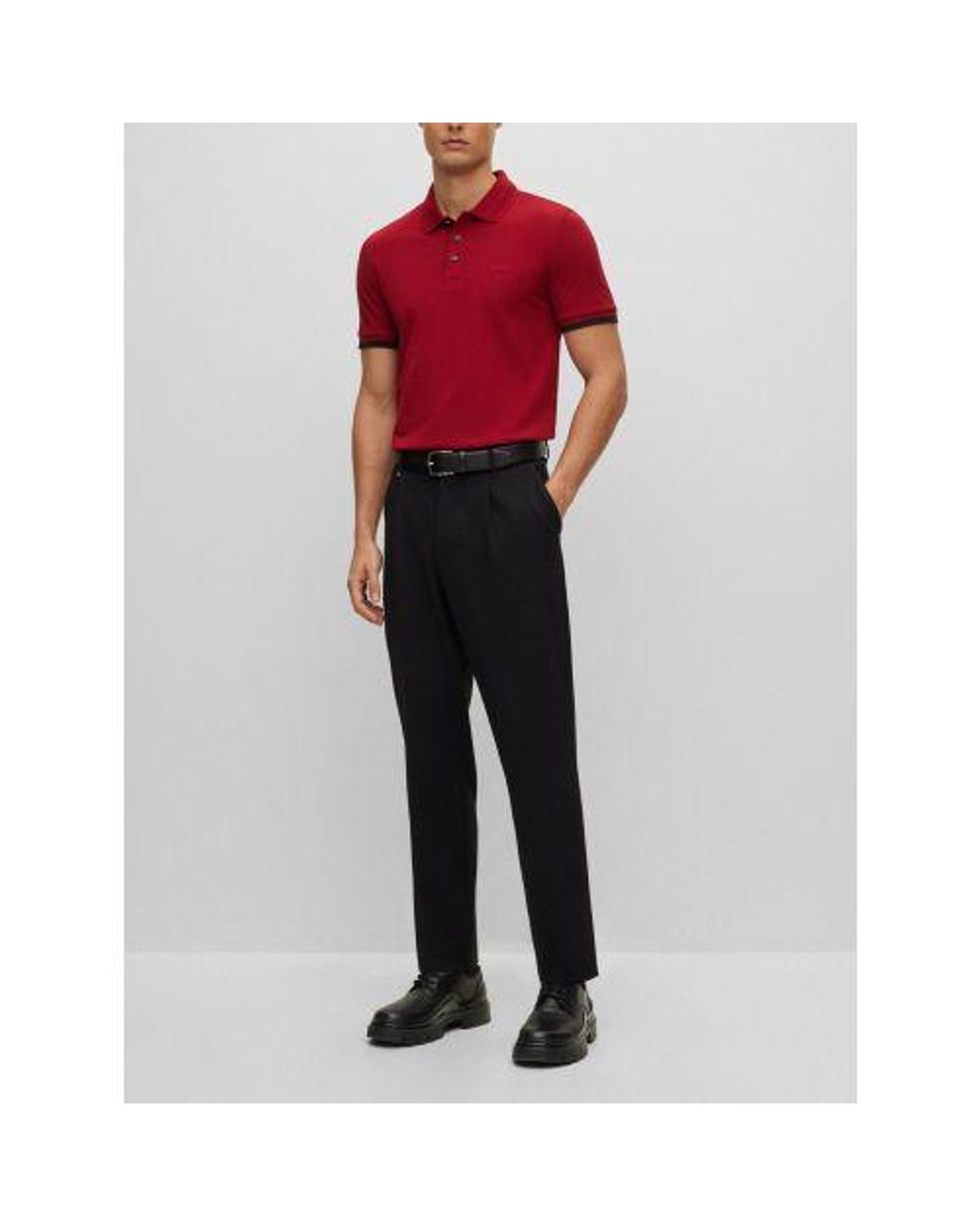 Boss Red Dark Phillipson 38 Polo Shirt for men