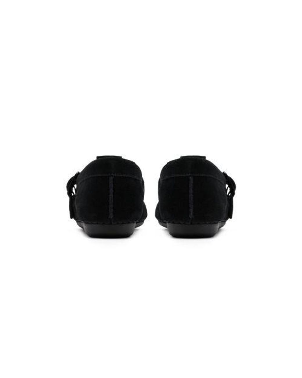 Clarks Black Freckle Tbar Shoe