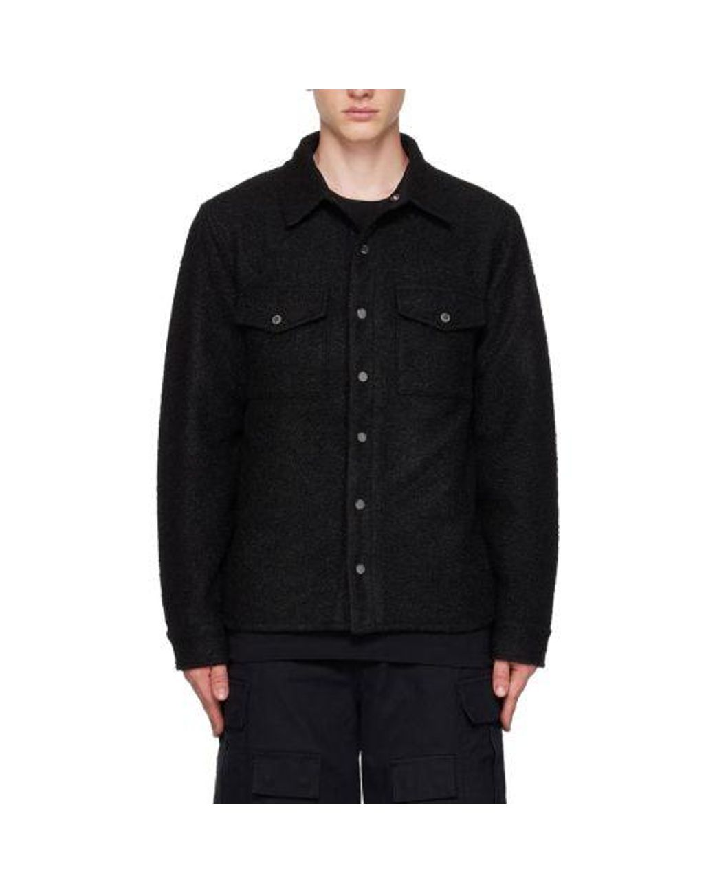 BBCICECREAM Black Outdoorsman Overshirt for men